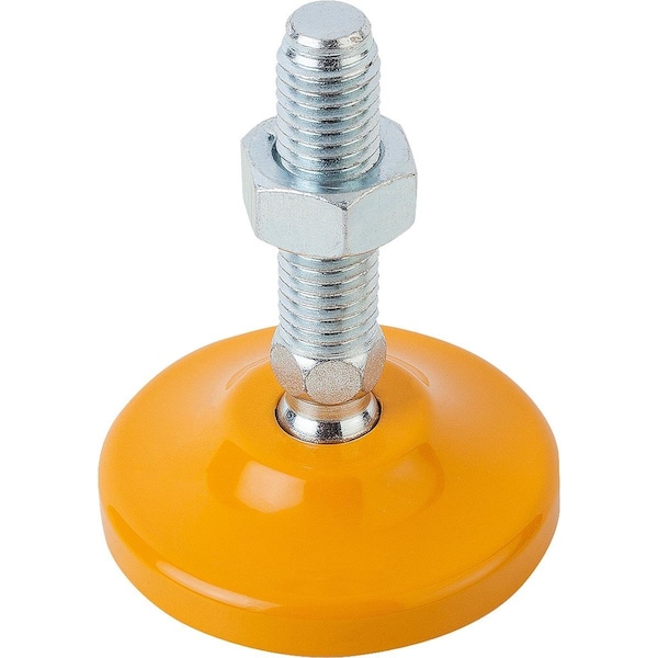 Kipp Swivel Foot D1=M16X75, Form:A, Steel, D=80 K0742.008016X75 - main